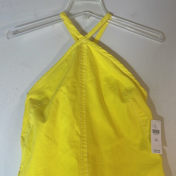 Anthropologie Yellow Halter Mini Dress - Picture 5 of 13